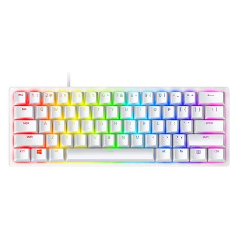Razer | Huntsman Mini | Gaming keyboard | RGB LED light | US | Mercury White | Wired
